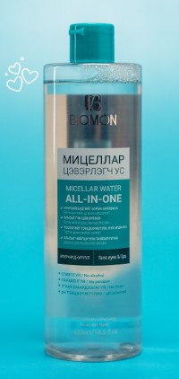 Мицеллярная вода д/лица "BIOMON" ALL-IN-ONE 100мл Монос