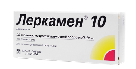 Леркамен 10 мг №28 табл
