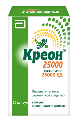 Креон 25000 №20 капс